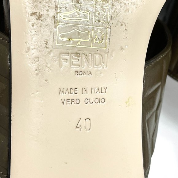 Fendi Sabot Mules- Size 40 - Picture 11 of 15